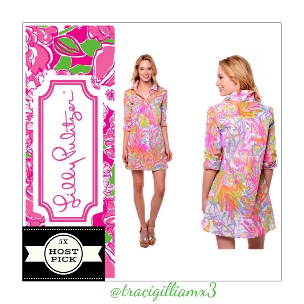 Lilly Pulitzer Jupiter Island Tunic Scuba To Cuba